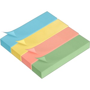 Bloco Adesivo 76x19mm Com 4 Blocos Com 100 Folhas Tili Notes TILIBRA