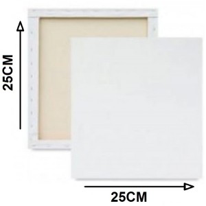 TELA ARTISTICA P/PINTURA 25X25CM