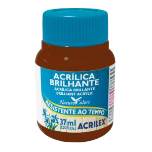 TINTA ACRILICA BRILHANTE 37ML MARROM ACRILEX